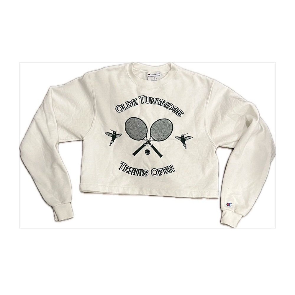 Champion Cream Tennis Open Sweatshirt